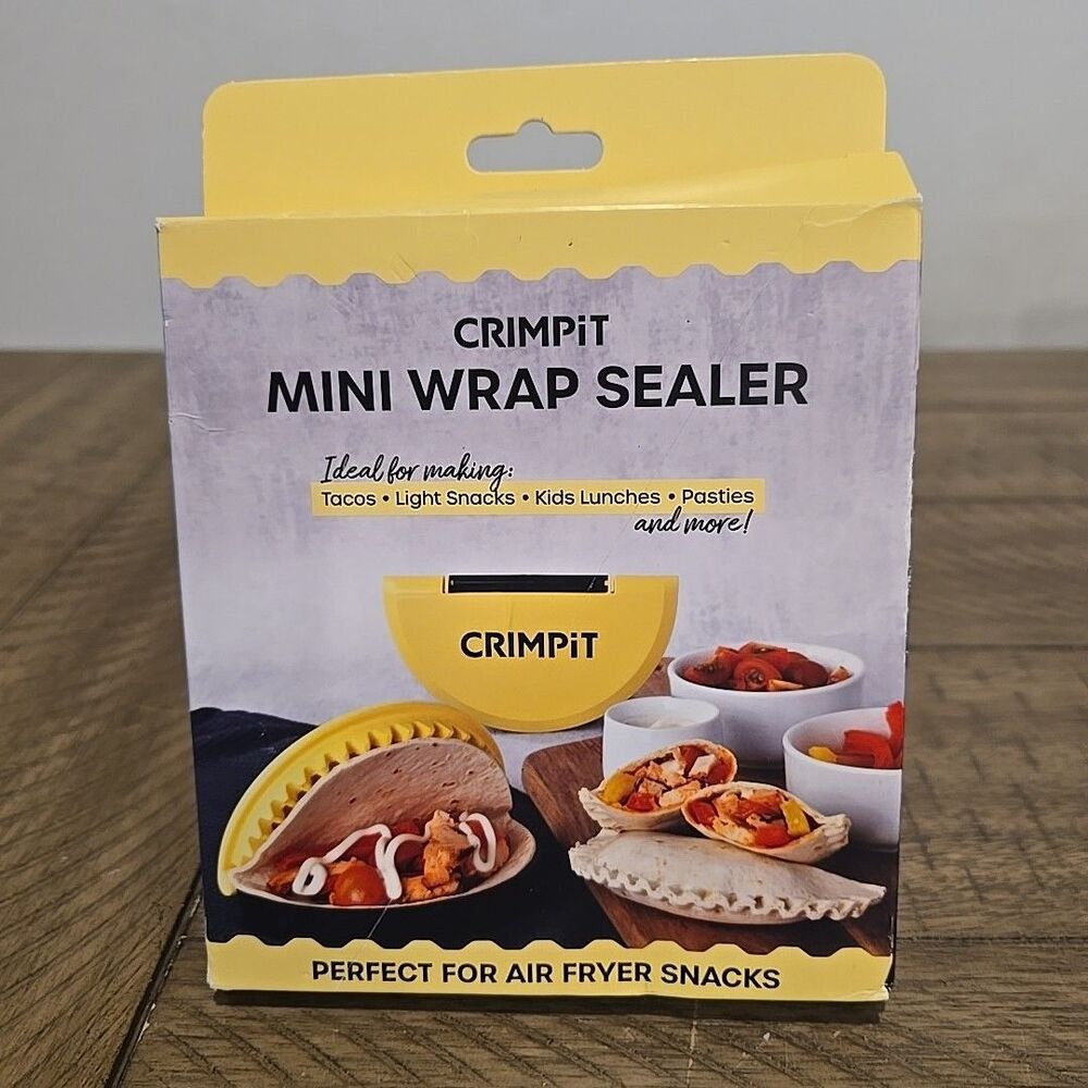 CRIMPiT Mini Wrap Tortillia Sealer - Perfect For Air Fryer Snacks